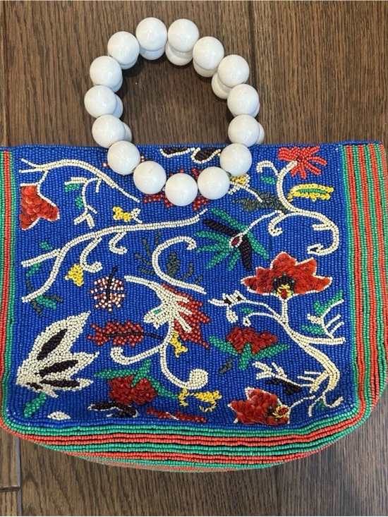 Anthropologie Handbags - Anthropologie Beaded Tote